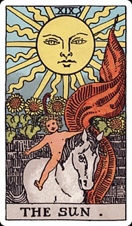 The Sun tarot card